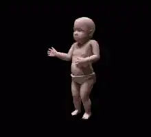 3D baby dancing