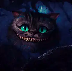 Cheshire Cat Grinning