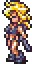 pixel art blonde woman