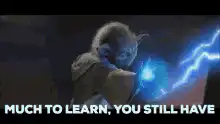 Yoda Much to Learn You Still Have