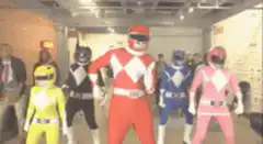 Power Rangers dancing