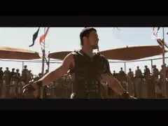 Gladiator Russell Crowe crowd scene