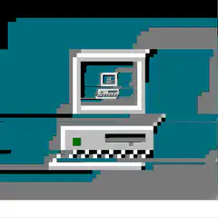 Pixel art computer zooming in