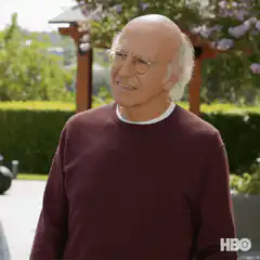 Larry David Ehhh reaction