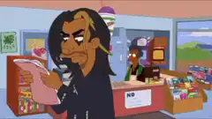 Lenny grabs Carl by the throat