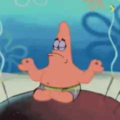 Patrick Star getting acupuncture