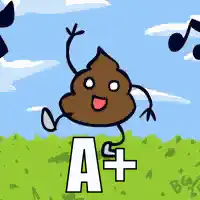 Happy Poop Emoji Dancing with A+