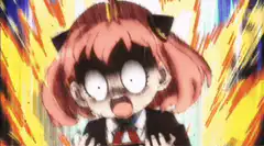 Anya Forger shocked expression