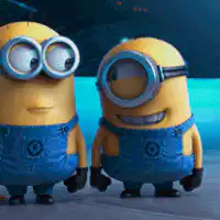 Two Minions Laughing