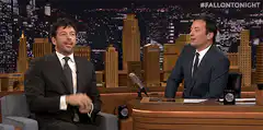 Jim Carrey and Jimmy Fallon booing