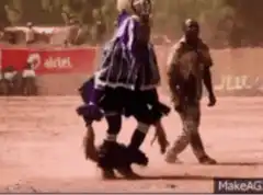 Dancer spinning on head