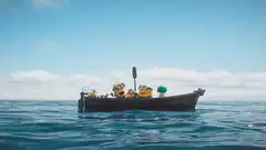 Minions boat attacked by shark