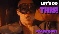 Man exhaling smoke with goggles