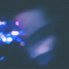 blurry blue and pink bokeh lights