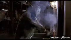 Freddy Krueger gets electrocuted