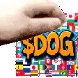 Hand picking the letter D from Doge
