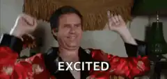 Will Ferrell excited