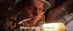 What's the score here?