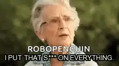 Old lady Robopenquin meme