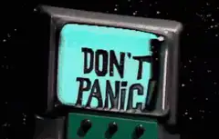 Don't Panic Hitchhiker's Guide