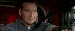 Trucker honks horn at truck