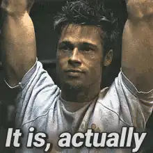 Brad Pitt It Is Actually