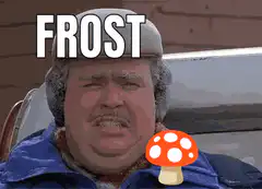 Frost mushroom emoji reaction