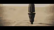 Drill bit spinning in sand