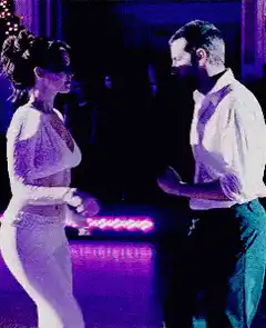 Couple dancing in a club