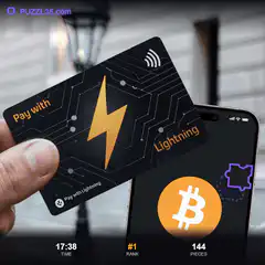 Pay with Lightning Bitcoin Card