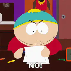 Cartman says NO!