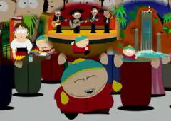 Cartman dancing at a party