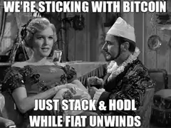 We're Sticking With Bitcoin Just Stack And HODL