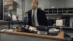 Saul Goodman desk flip