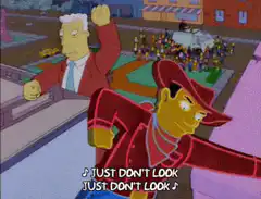 Mr. Burns and Snake Jailbird Just Don't Look