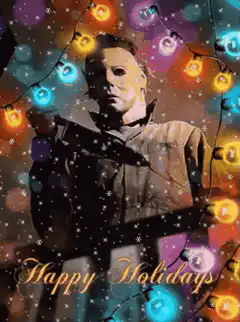 Michael Myers Happy Holidays