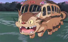 Catbus running in Totoro