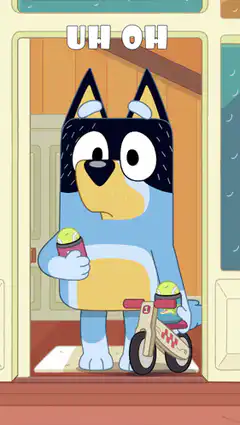Bluey Uh Oh