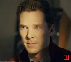 Benedict Cumberbatch smirking
