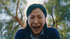 Michelle Yeoh screaming in different roles