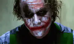 Joker creepy smile