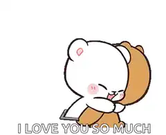 White bear hugging brown bear