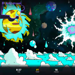 Space puzzle game screenshot