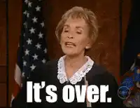 Judge Judy It's Over