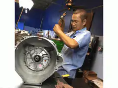 auto mechanics working on cars