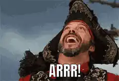 Captain Hook Arrr Laughing