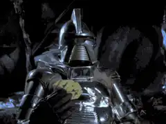 C-3PO eating a banana