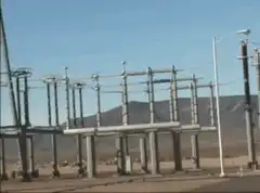 Electrical substation lightning arc