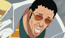 Smoker fires his Mera Mera no Mi powers