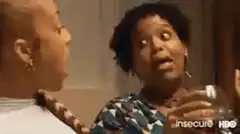 Insecure characters reacting with shock